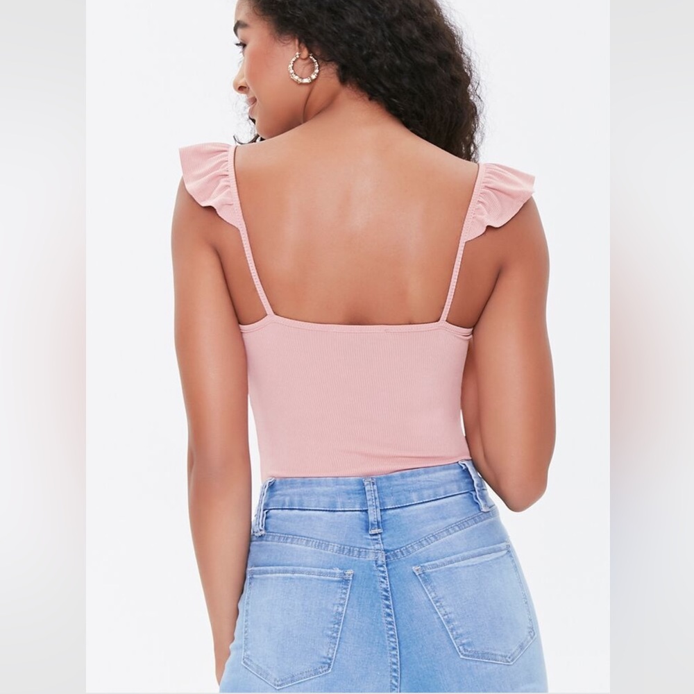 Off-the-Shoulder Flounce Bodysuit